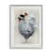 Stupell Industries Traditional Farm Chicken in Black Hat Chic Bird Framed Wall Art